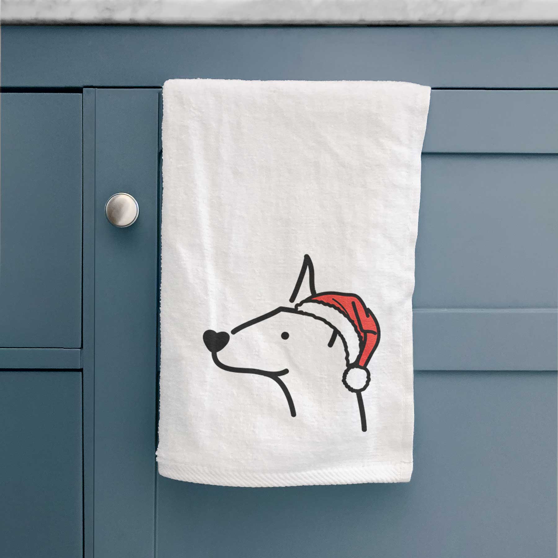 Jolly Doberman Pinscher - Decorative Hand Towel