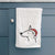 Jolly Doberman Pinscher - Decorative Hand Towel