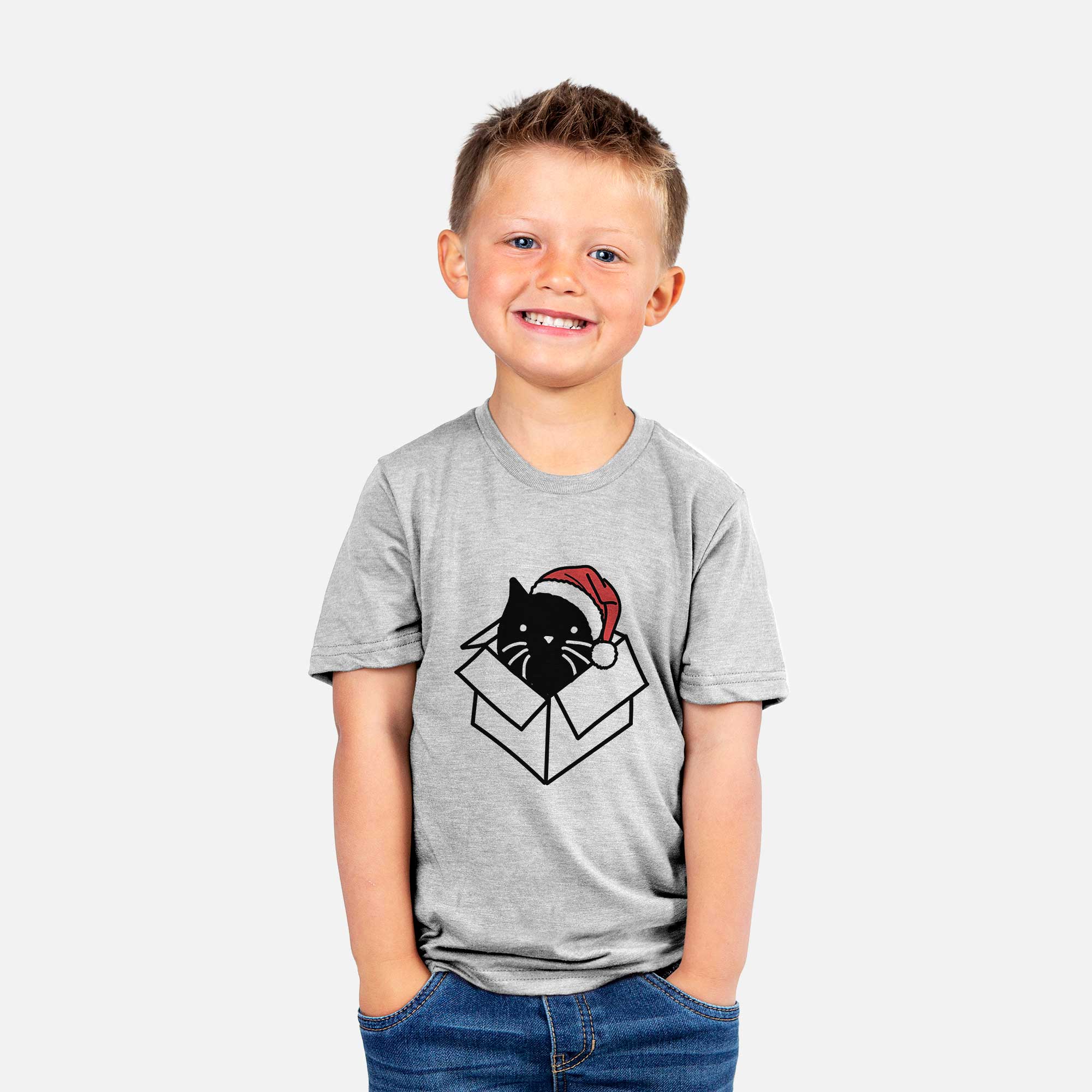 Jolly Black Cat in a Box - Doc - Kids/Youth/Toddler Shirt