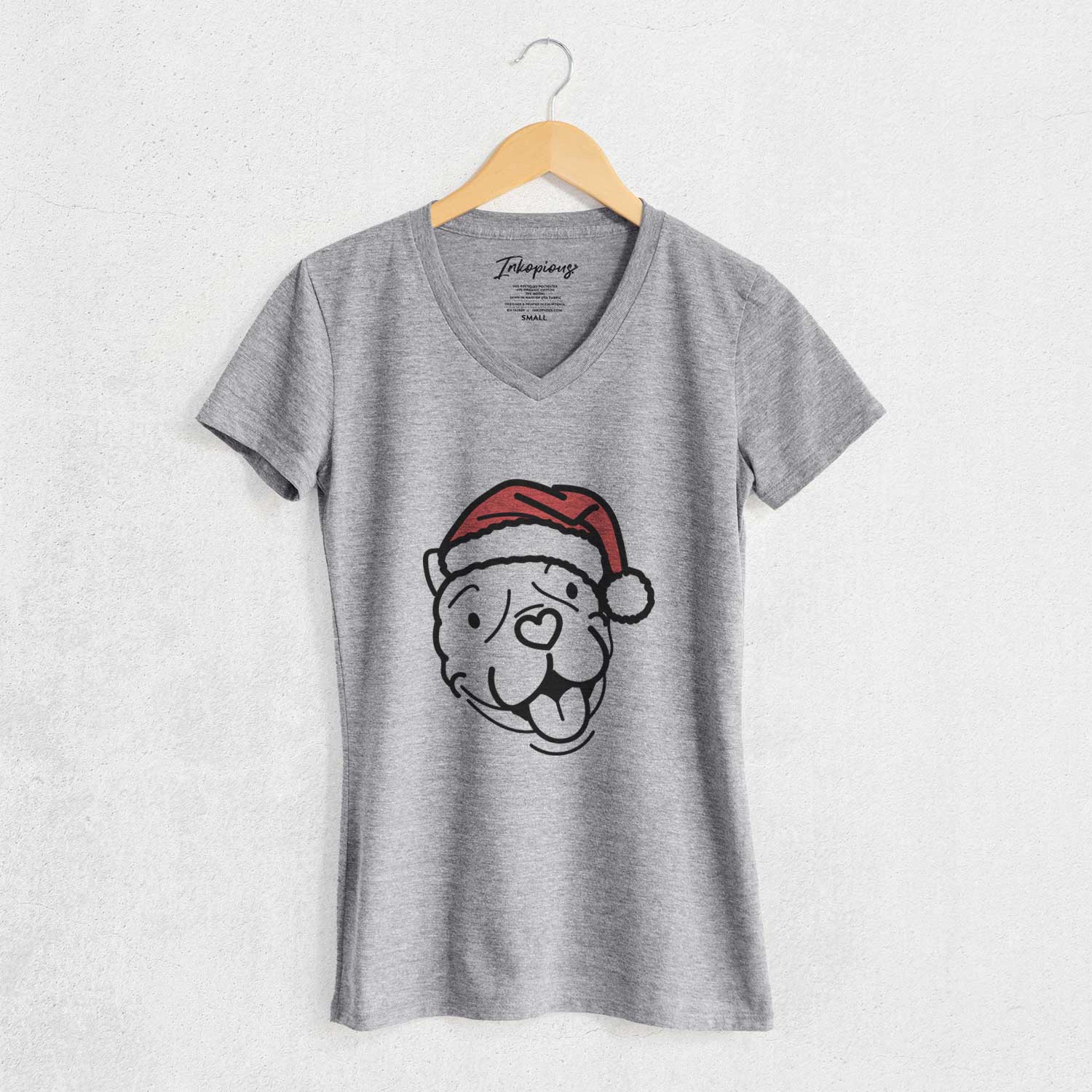 Jolly American Bulldog - Draco - Women's V-neck Shirt