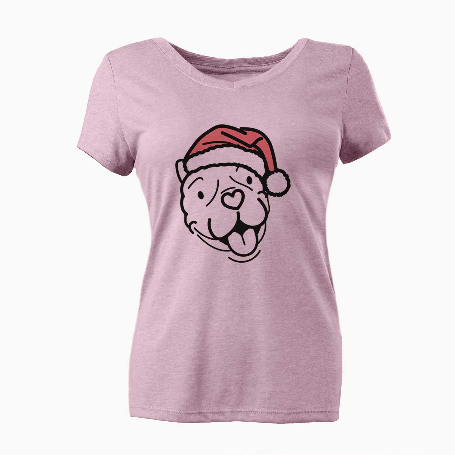 Jolly American Bulldog - Draco - Women's V-neck Shirt