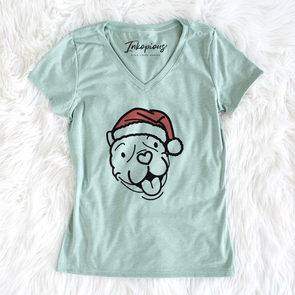 Jolly American Bulldog - Draco - Women&#39;s V-neck Shirt