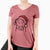 Jolly English Labrador - Women's V-neck Shirt