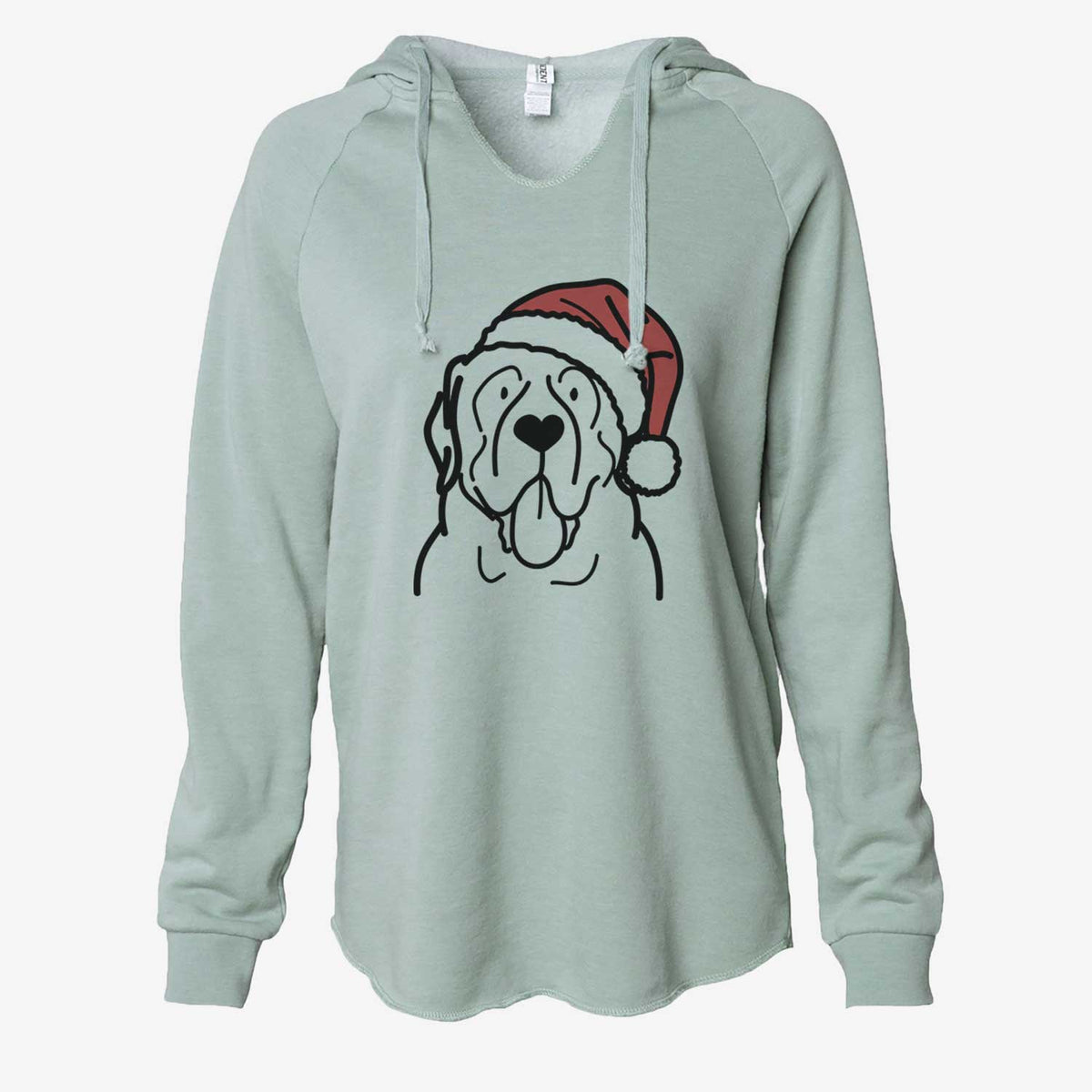 Jolly English Mastiff - Cali Wave Hooded Sweatshirt