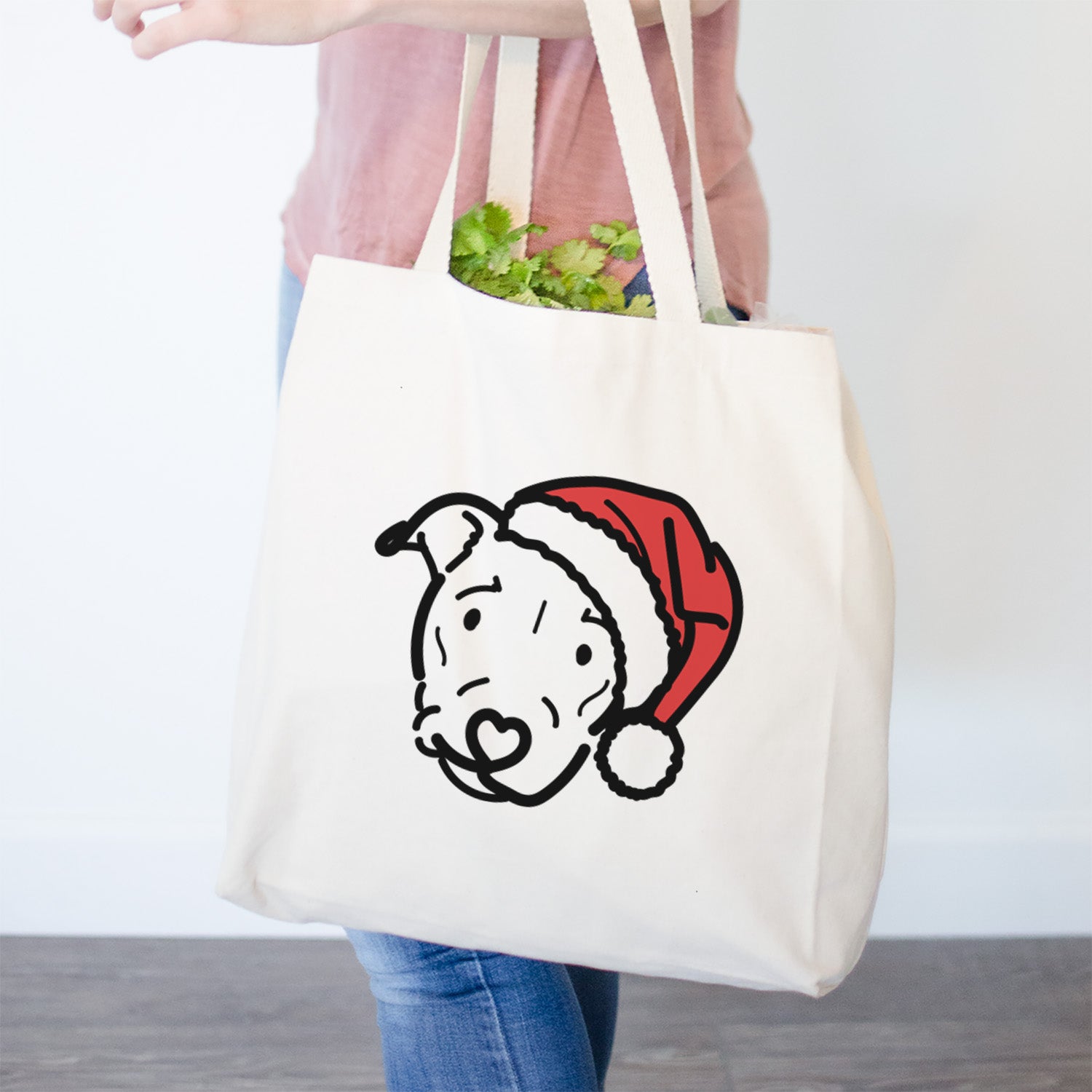 Jolly Pitbull Mix - Ernie - Tote Bag