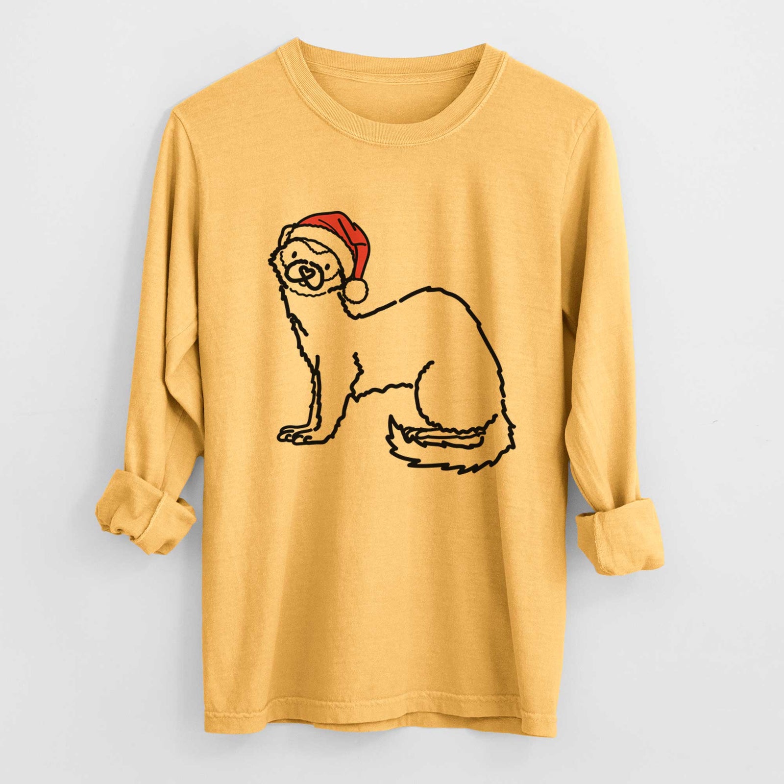 Jolly Ferret - Fern - Heavyweight 100% Cotton Long Sleeve