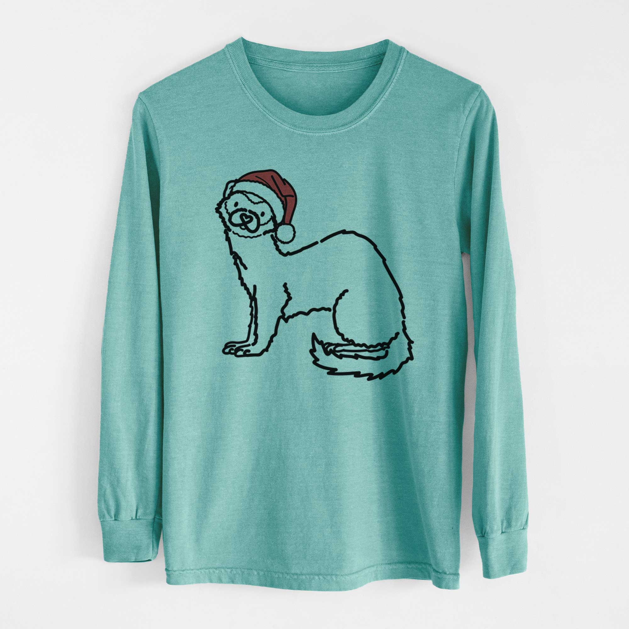 Jolly Ferret - Fern - Heavyweight 100% Cotton Long Sleeve