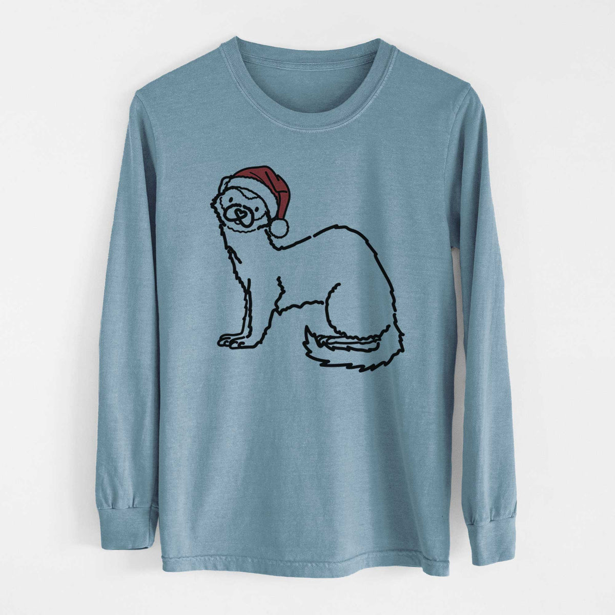 Jolly Ferret - Fern - Heavyweight 100% Cotton Long Sleeve