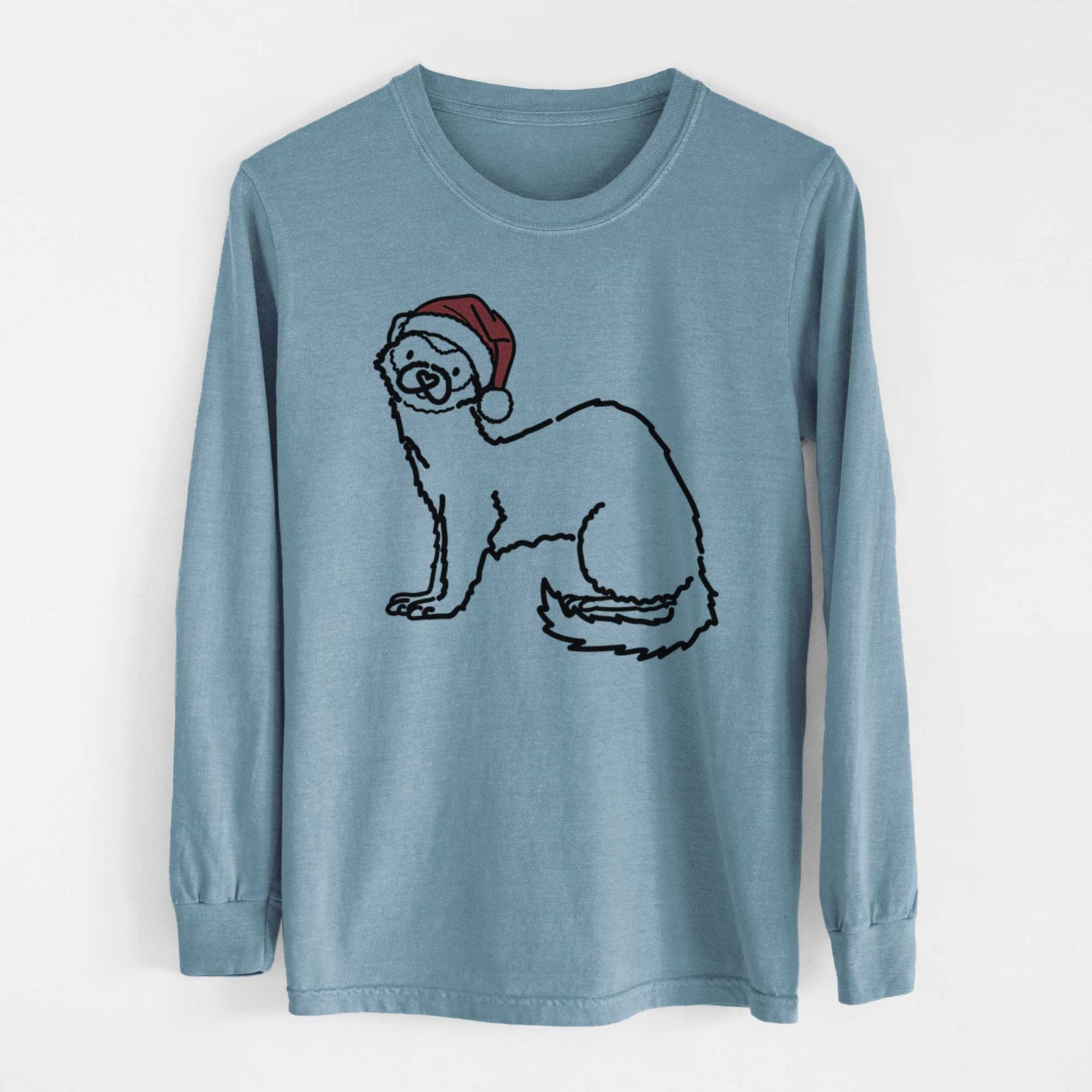 Jolly Ferret - Fern - Heavyweight 100% Cotton Long Sleeve