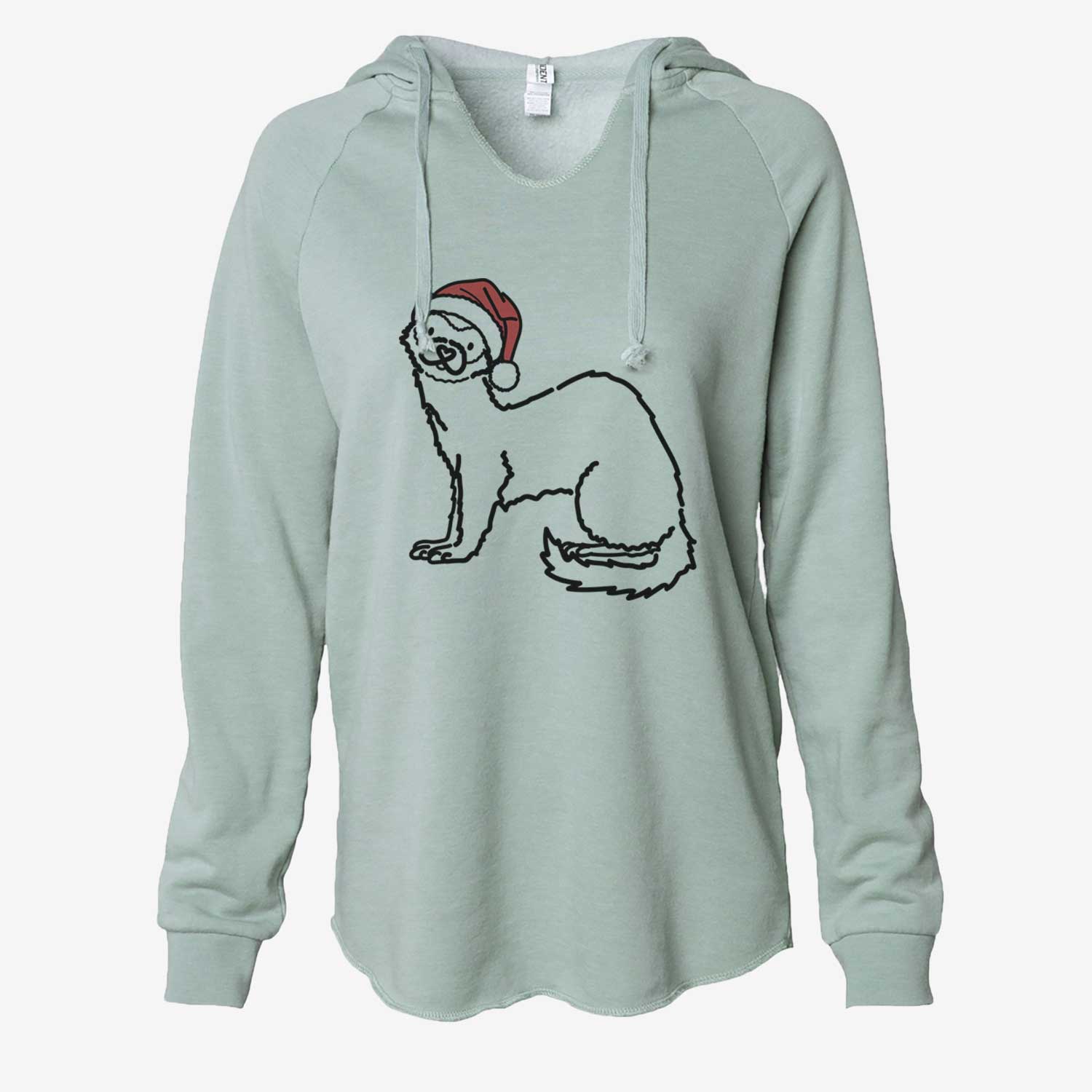 Jolly Ferret - Fern - Cali Wave Hooded Sweatshirt