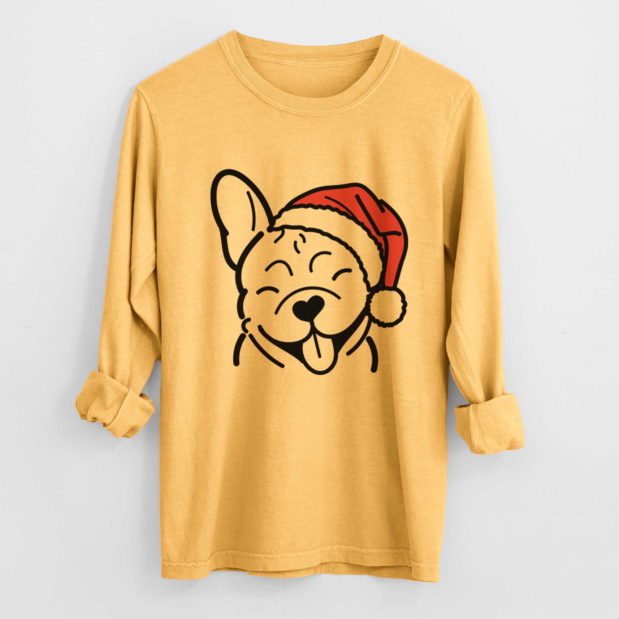 Jolly French Bulldog - Heavyweight 100% Cotton Long Sleeve