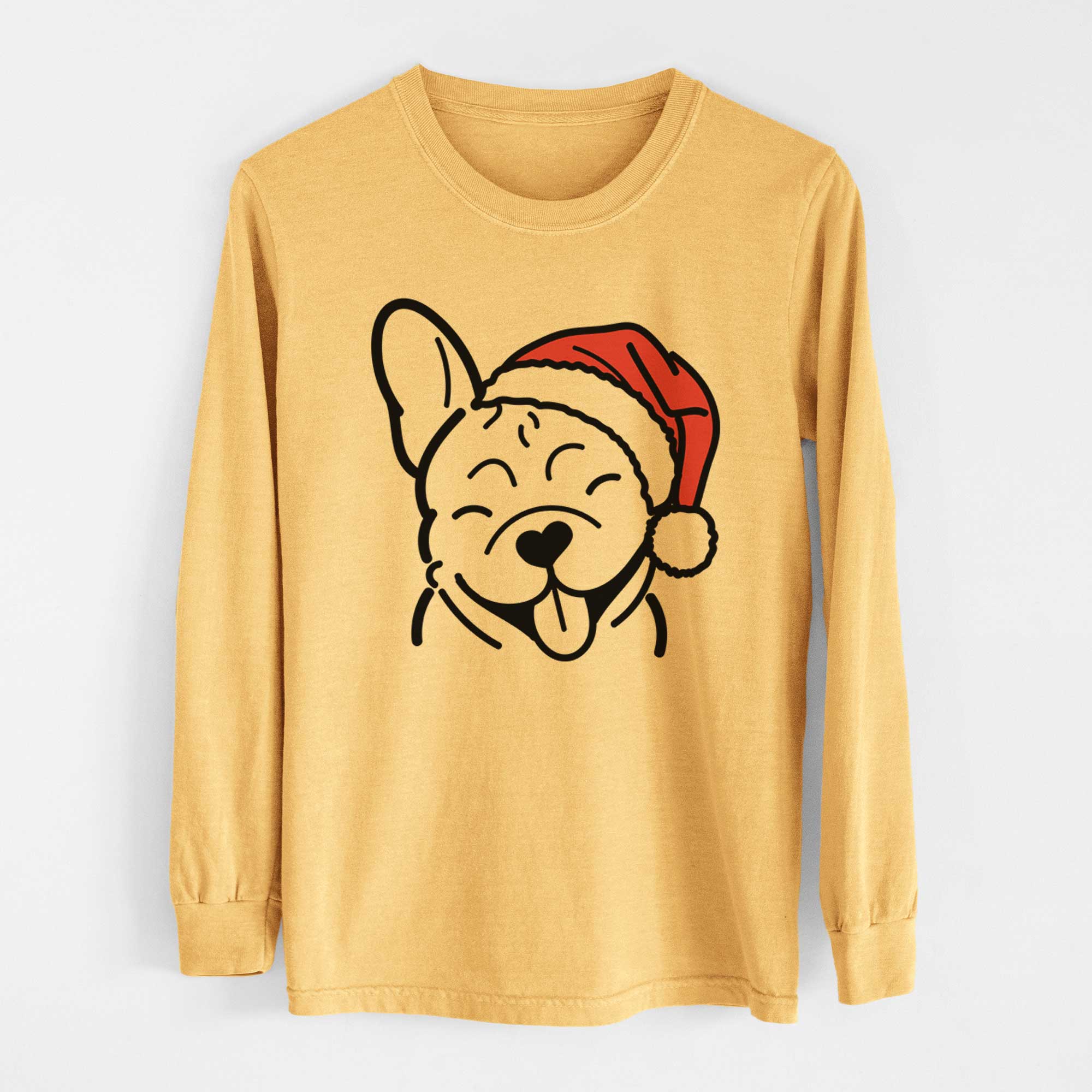 Jolly French Bulldog - Heavyweight 100% Cotton Long Sleeve