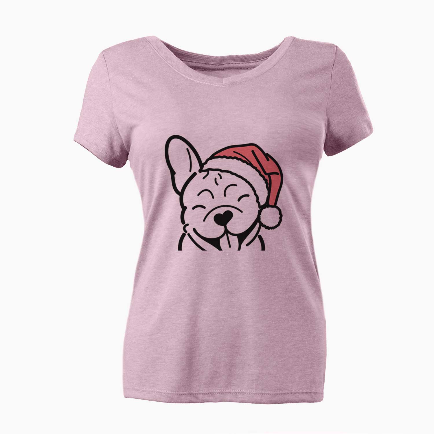 Jolly French Bulldog - Women's V-neck Shirt