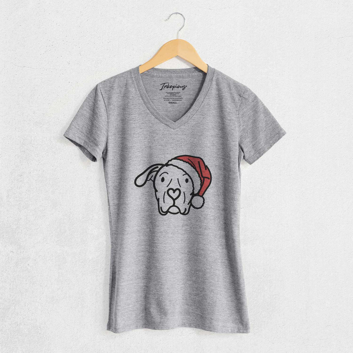 Jolly Dogo Argentino - Genevieve - Women's V-neck Shirt