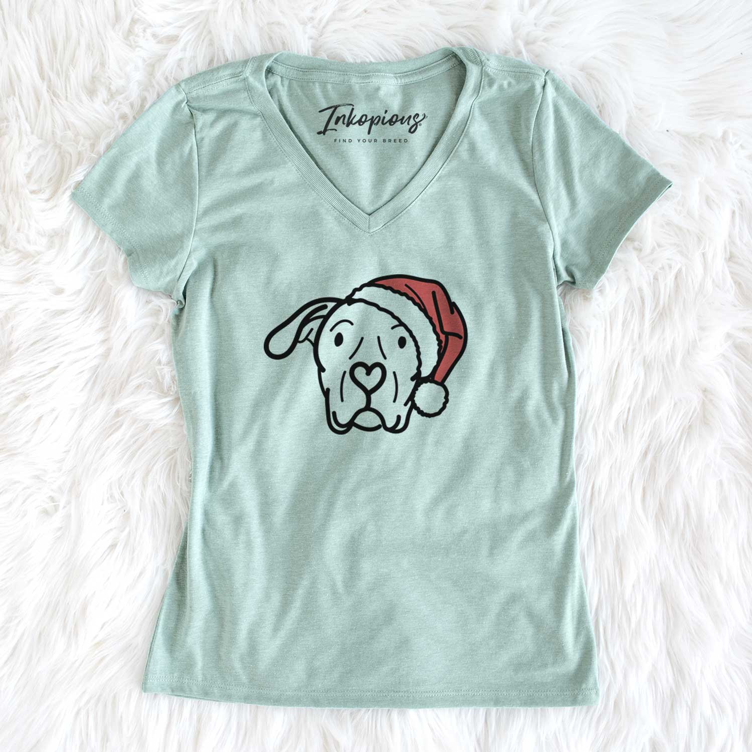 Jolly Dogo Argentino - Genevieve - Women's V-neck Shirt