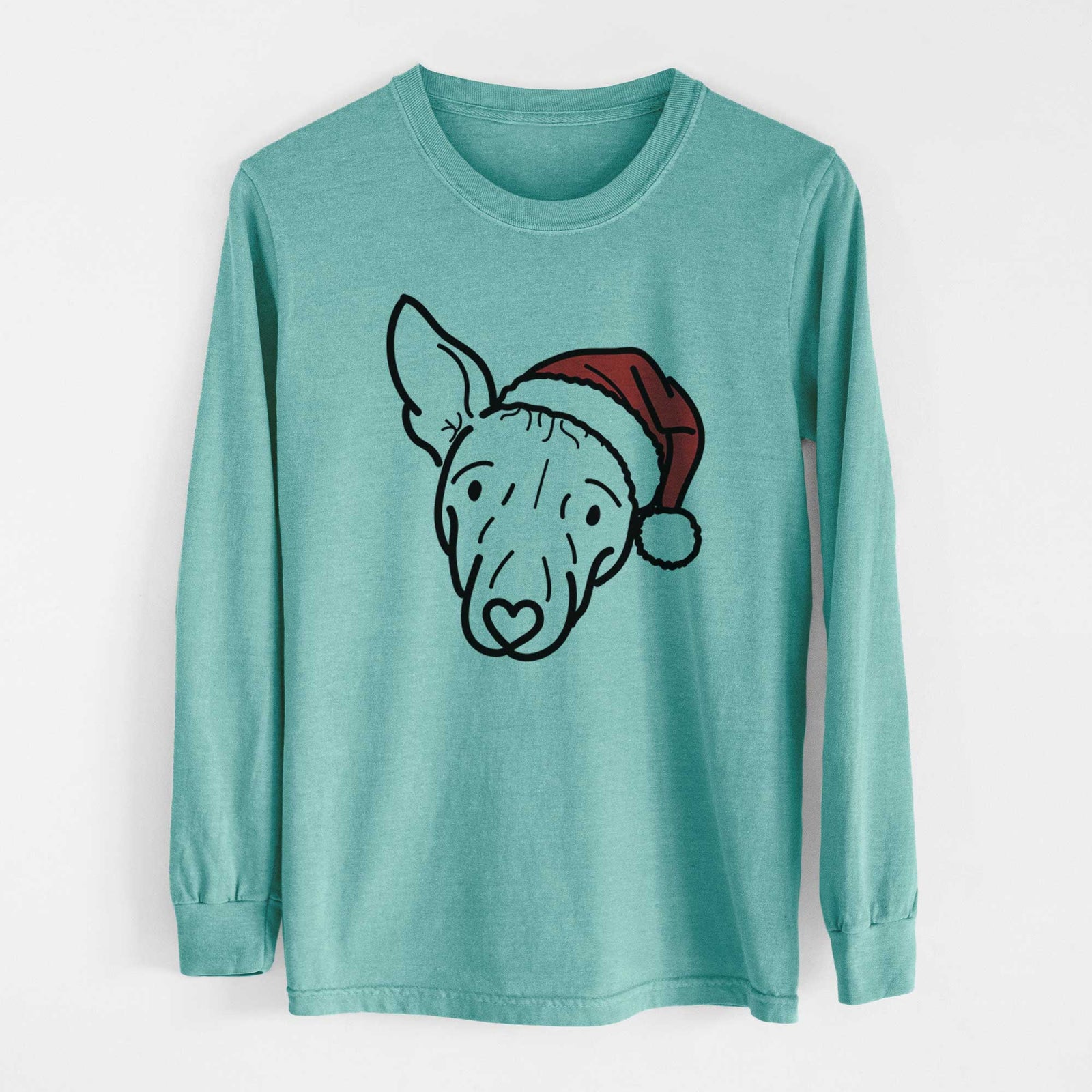 Jolly American Hairless Terrier - Georgia - Heavyweight 100% Cotton Long Sleeve