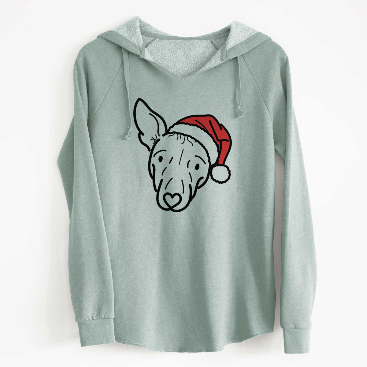 Jolly American Hairless Terrier - Georgia - Cali Wave Hooded Sweatshirt