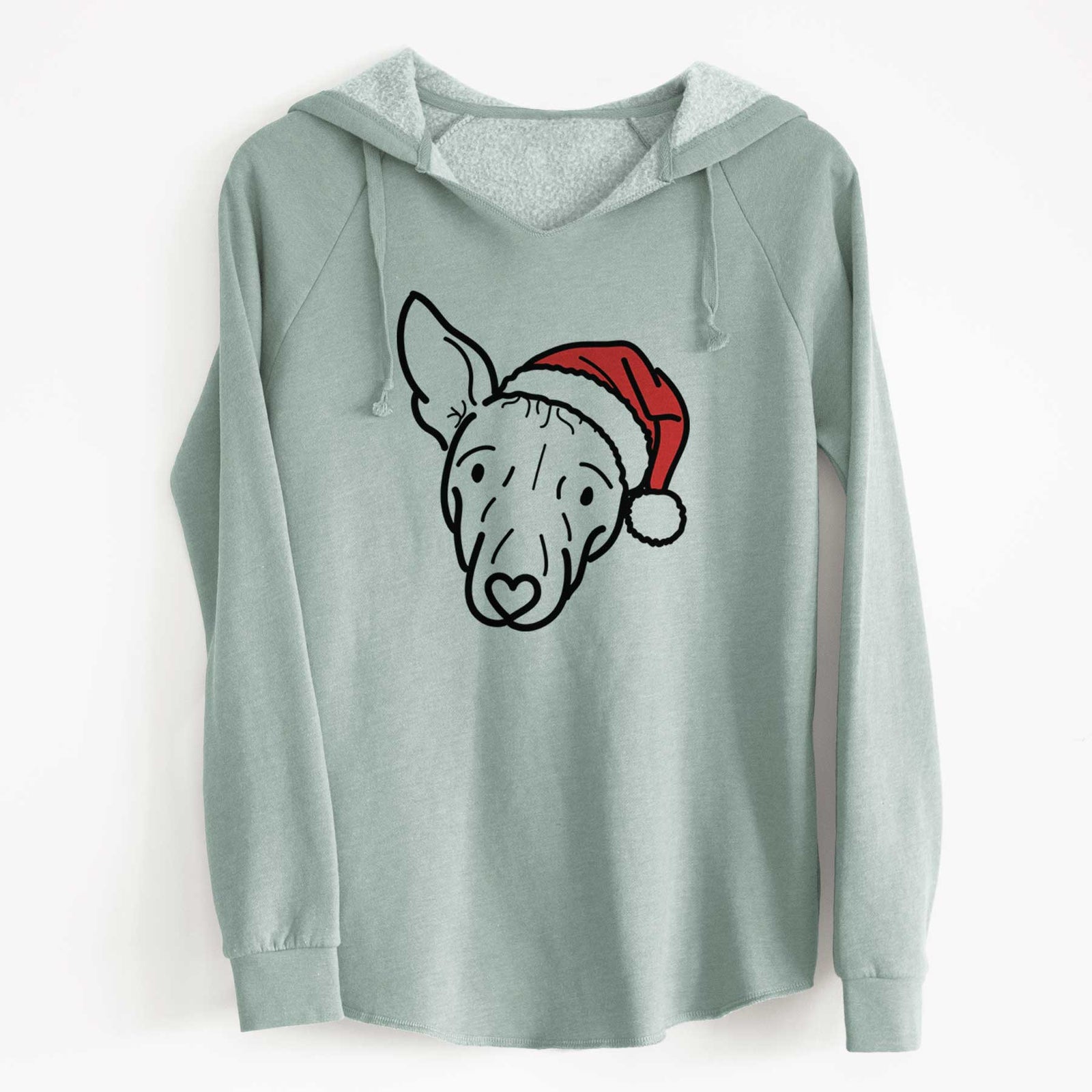 Jolly American Hairless Terrier - Georgia - Cali Wave Hooded Sweatshirt
