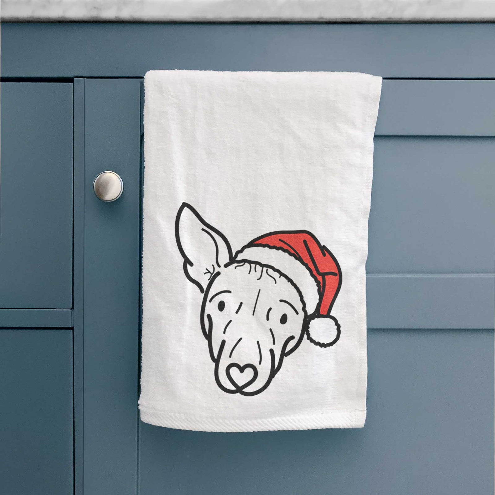 Jolly American Hairless Terrier - Georgia - Decorative Hand Towel