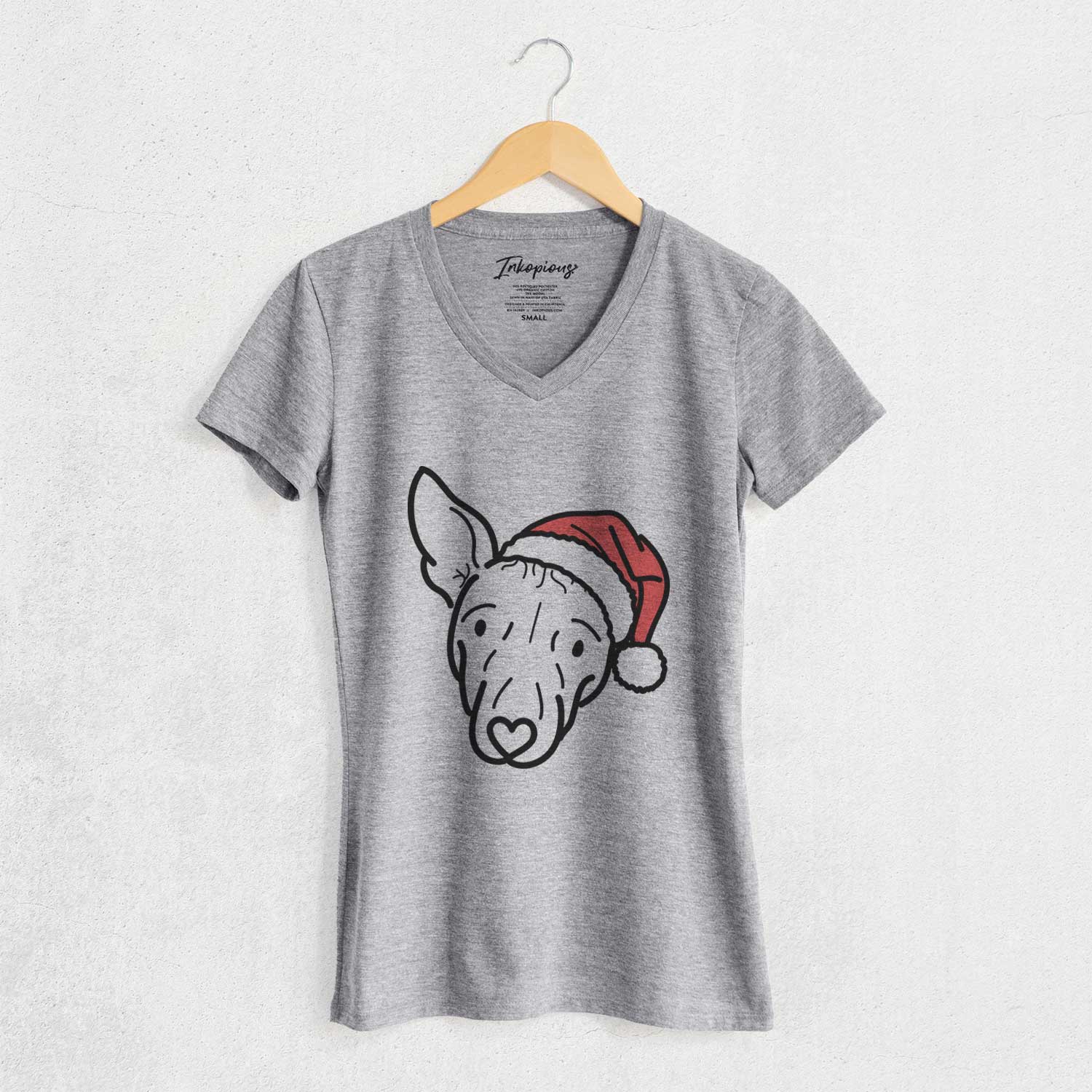Jolly American Hairless Terrier - Georgia - Women's V-neck Shirt