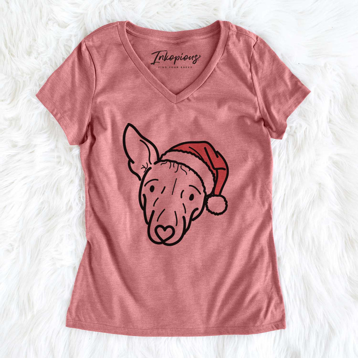Jolly American Hairless Terrier - Georgia - Women's V-neck Shirt