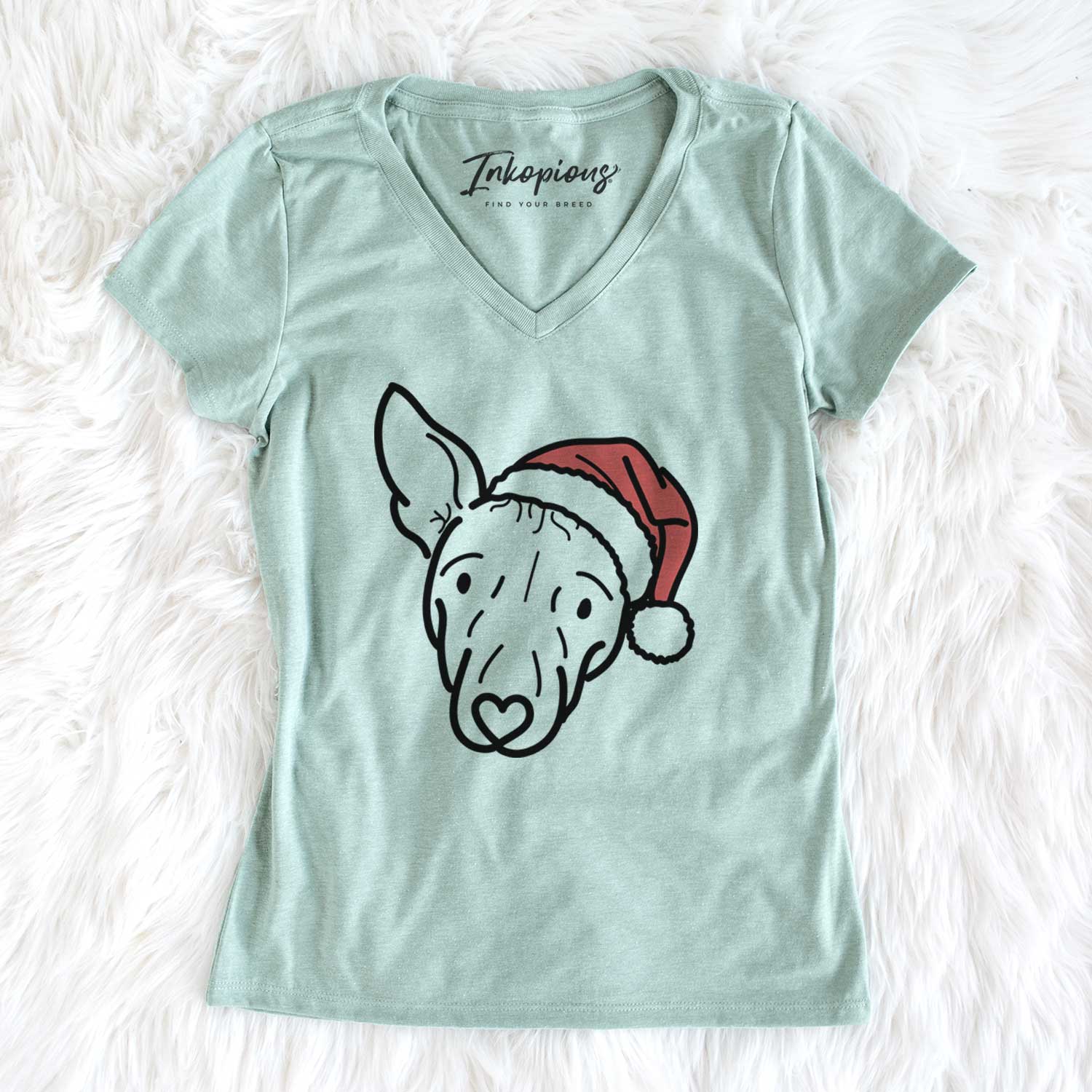 Jolly American Hairless Terrier - Georgia - Women's V-neck Shirt