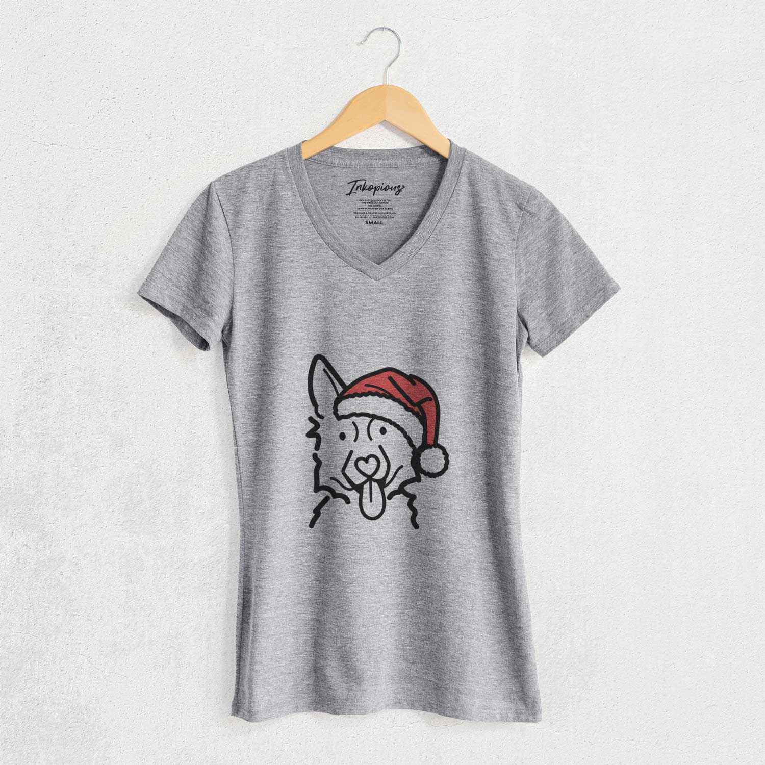Jolly German Shepherd - Women's V-neck Shirt