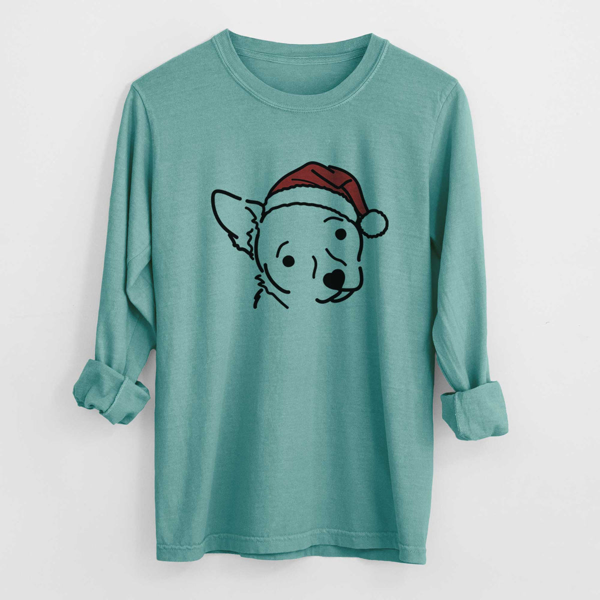 Jolly Chihuahua Mix - GiGi - Heavyweight 100% Cotton Long Sleeve