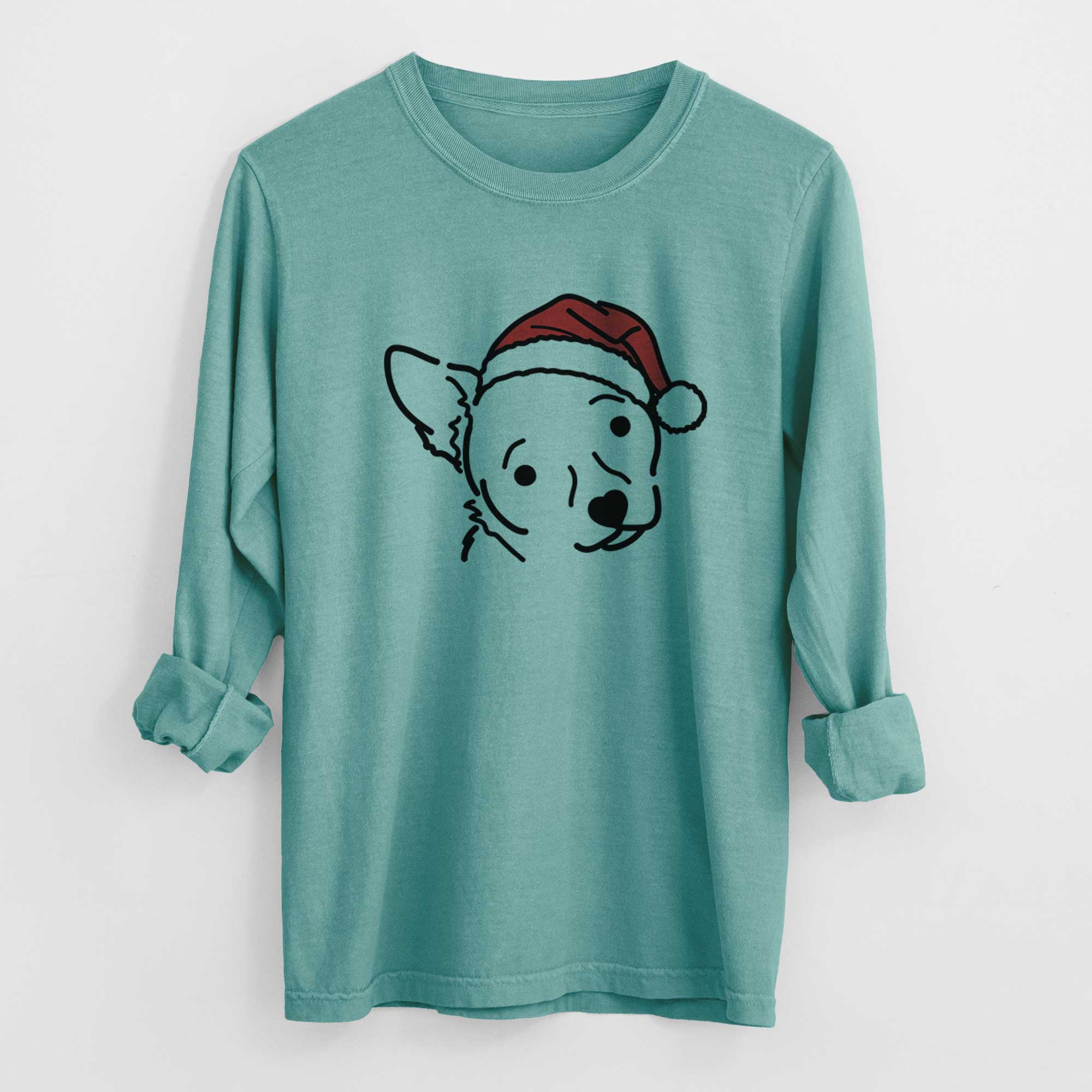 Jolly Chihuahua Mix - GiGi - Heavyweight 100% Cotton Long Sleeve