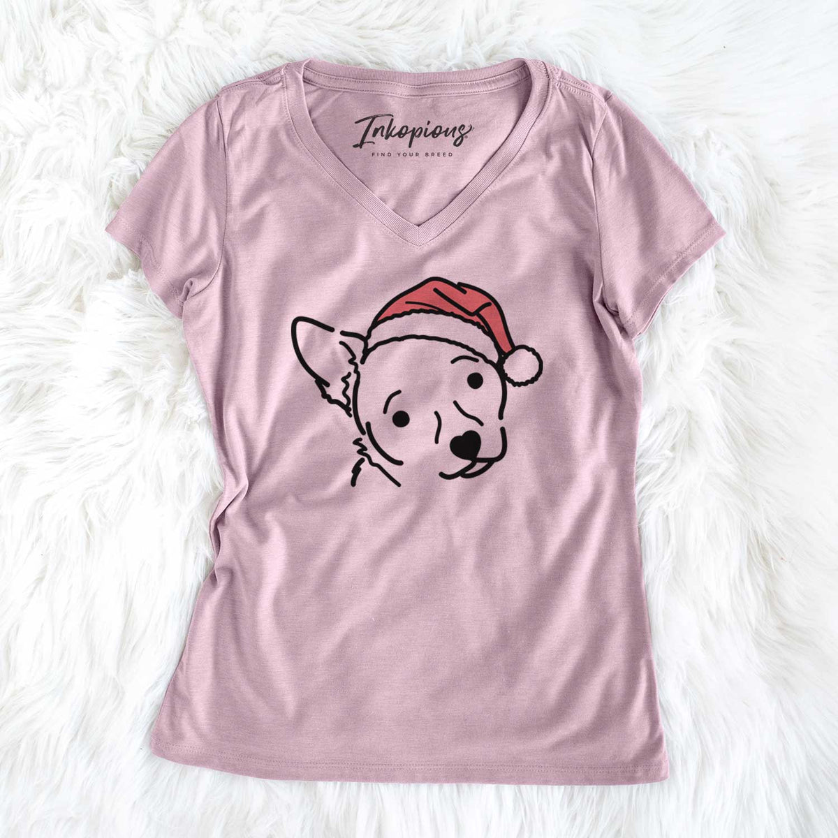 Jolly Chihuahua Mix - GiGi - Women's V-neck Shirt