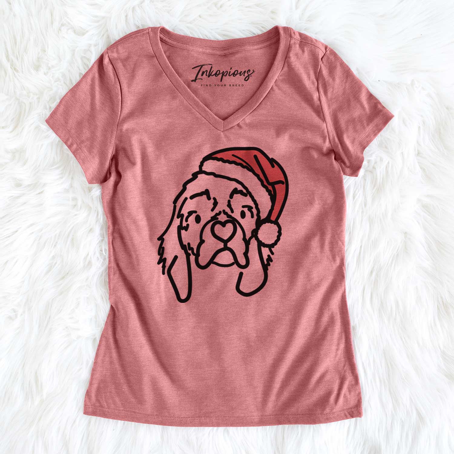 Jolly Cocker Spaniel - GiGi - Women's V-neck Shirt