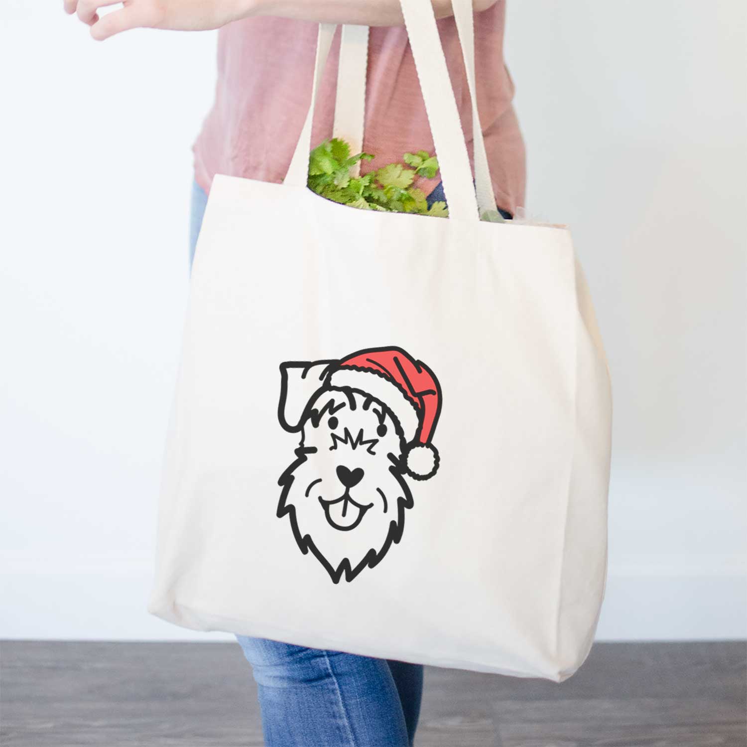 Jolly Schnauzer Natural Ears - Tote Bag