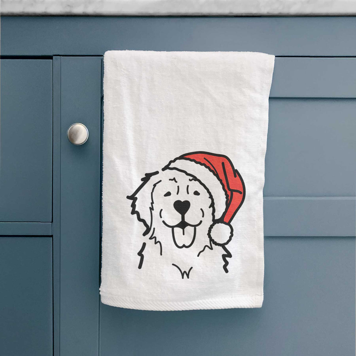 Jolly Golden Retriever - Decorative Hand Towel