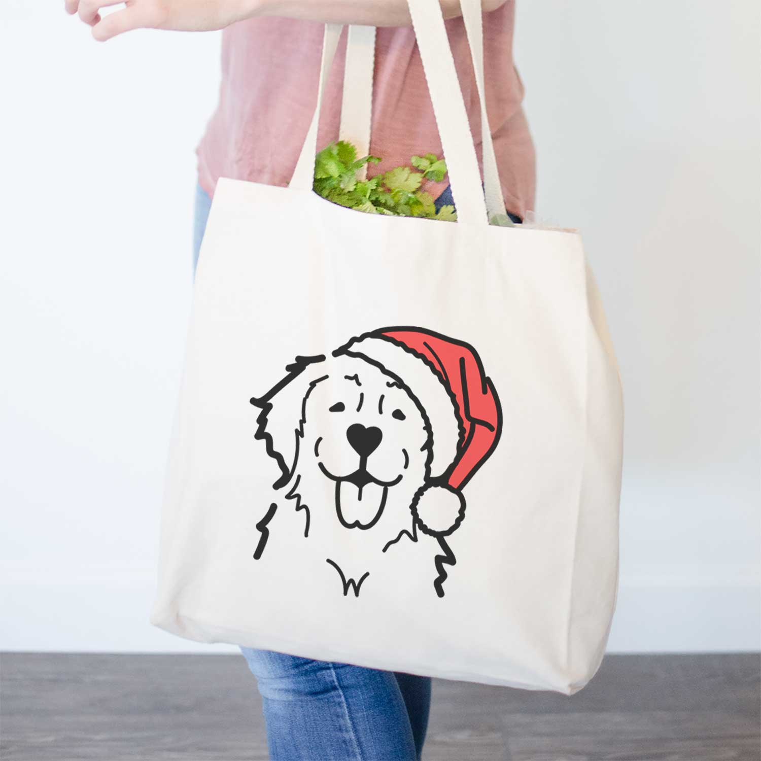 Jolly Golden Retriever - Tote Bag