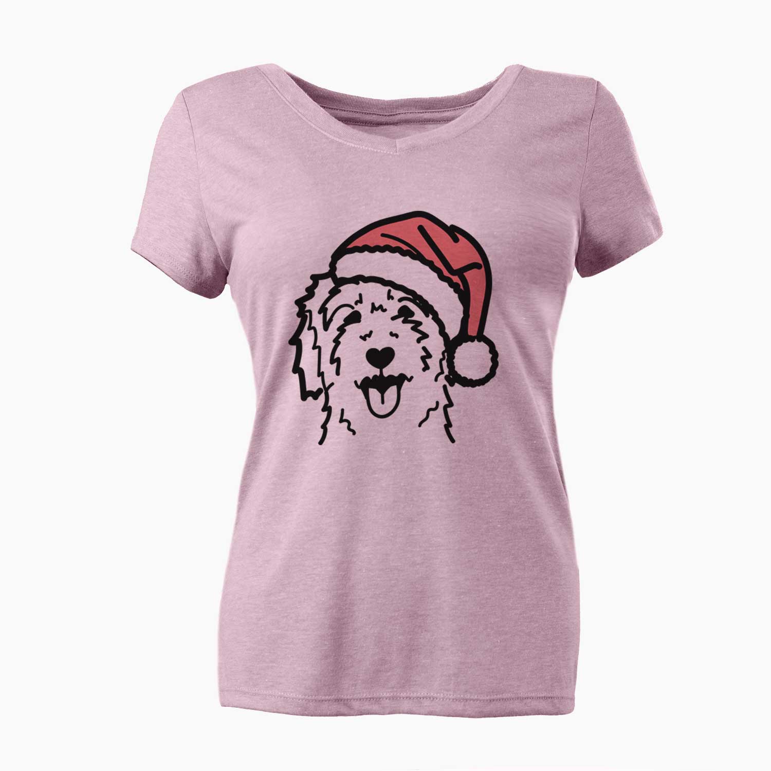 Jolly Goldendoodle - Women's V-neck Shirt