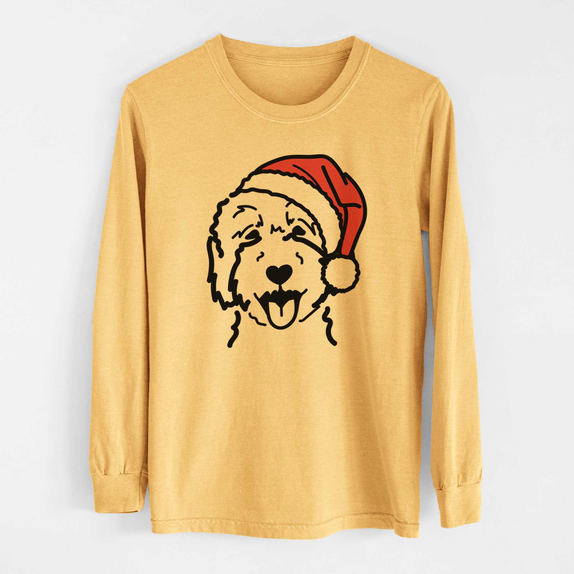 Jolly Goldendoodle 2 - Heavyweight 100% Cotton Long Sleeve