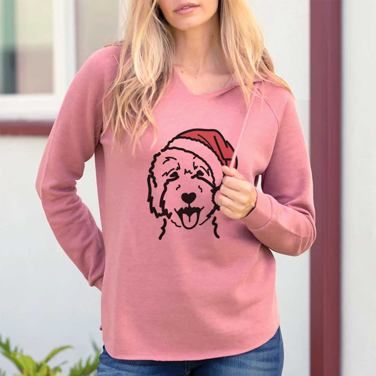 Jolly Goldendoodle 2 - Cali Wave Hooded Sweatshirt