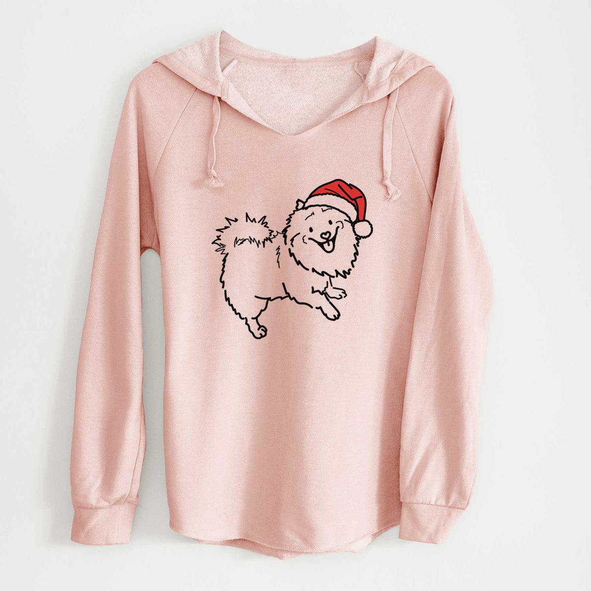 Jolly Pomeranian Mix - Goldie - Cali Wave Hooded Sweatshirt