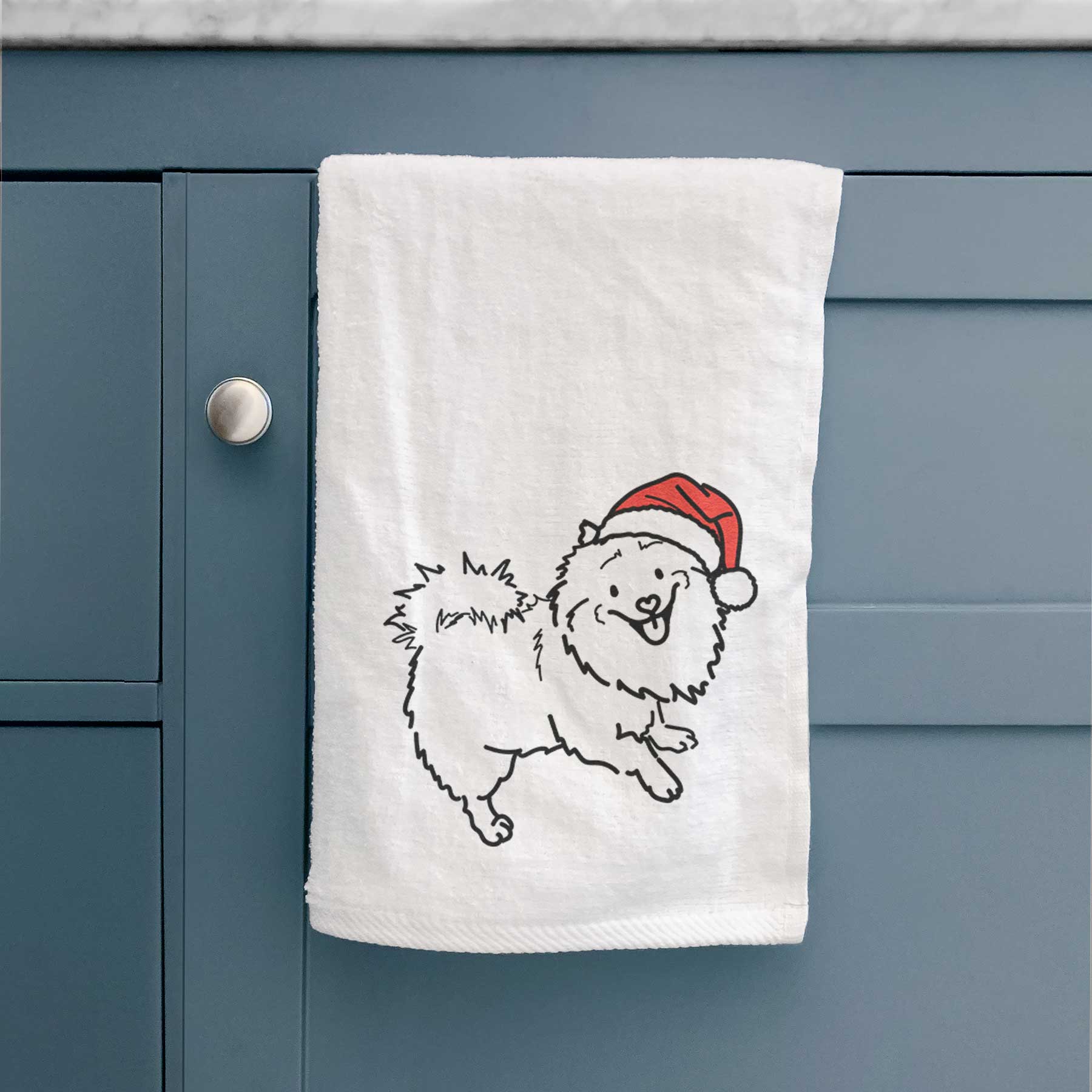 Jolly Pomeranian Mix - Goldie - Decorative Hand Towel