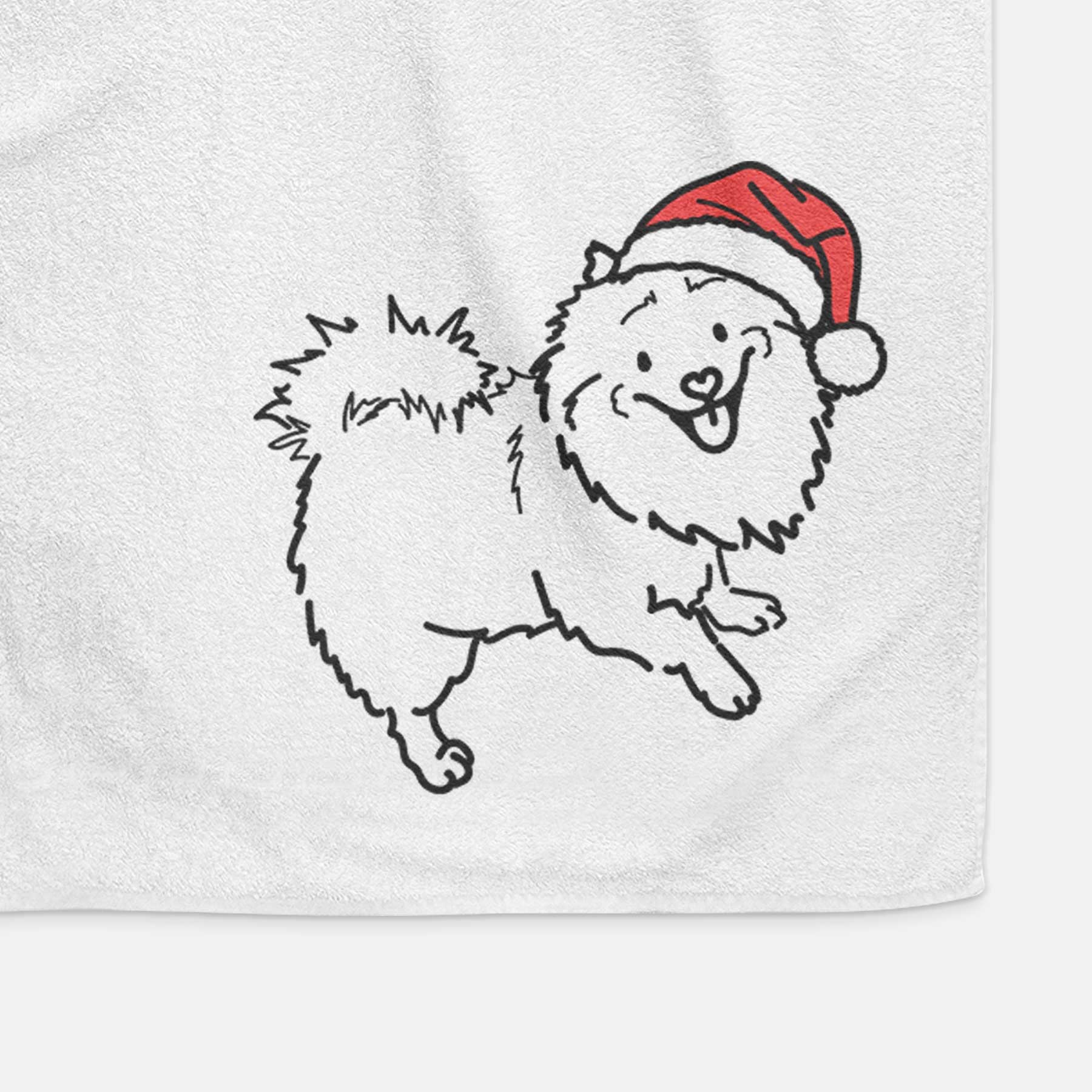 Jolly Pomeranian Mix - Goldie - Decorative Hand Towel