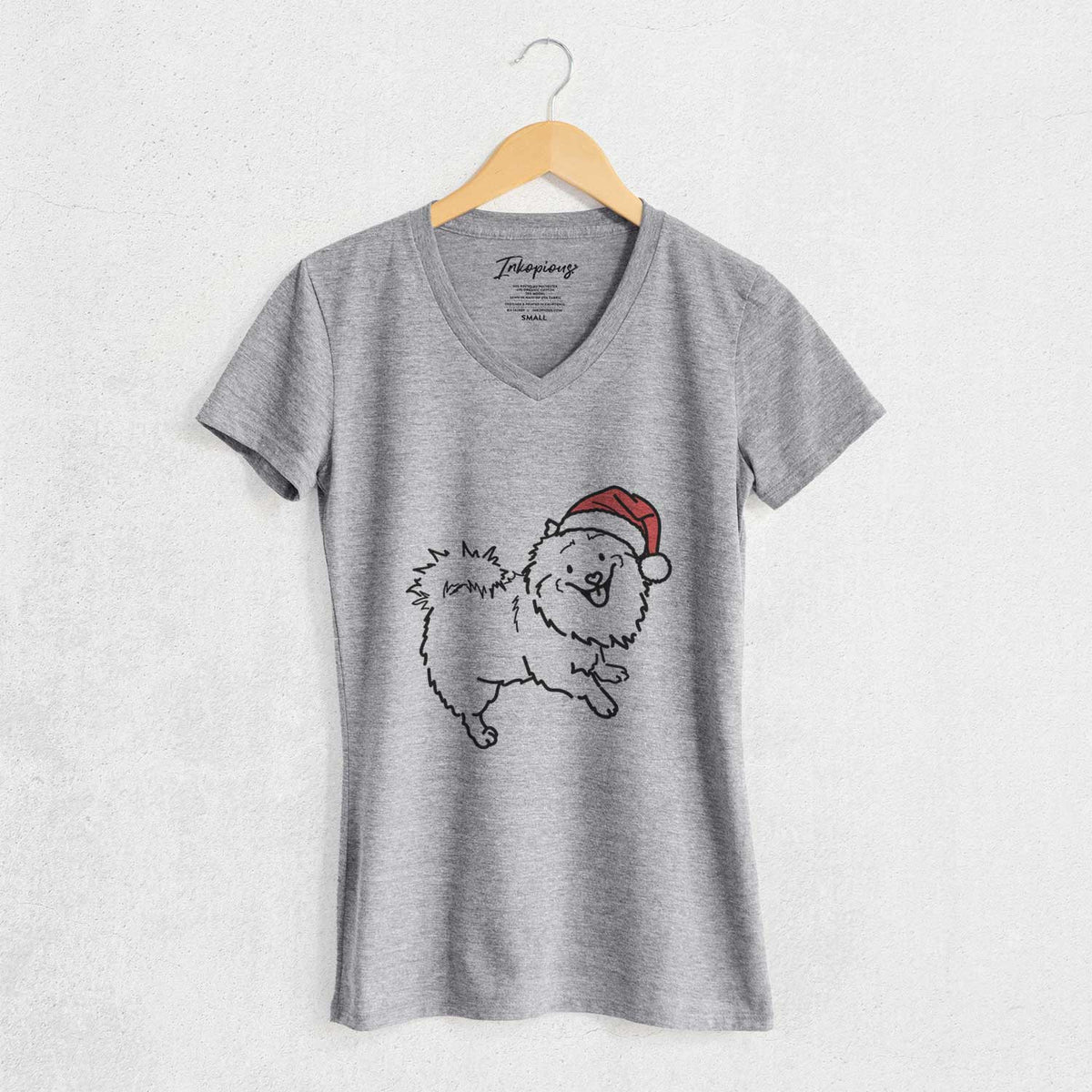Jolly Pomeranian Mix - Goldie - Women's V-neck Shirt