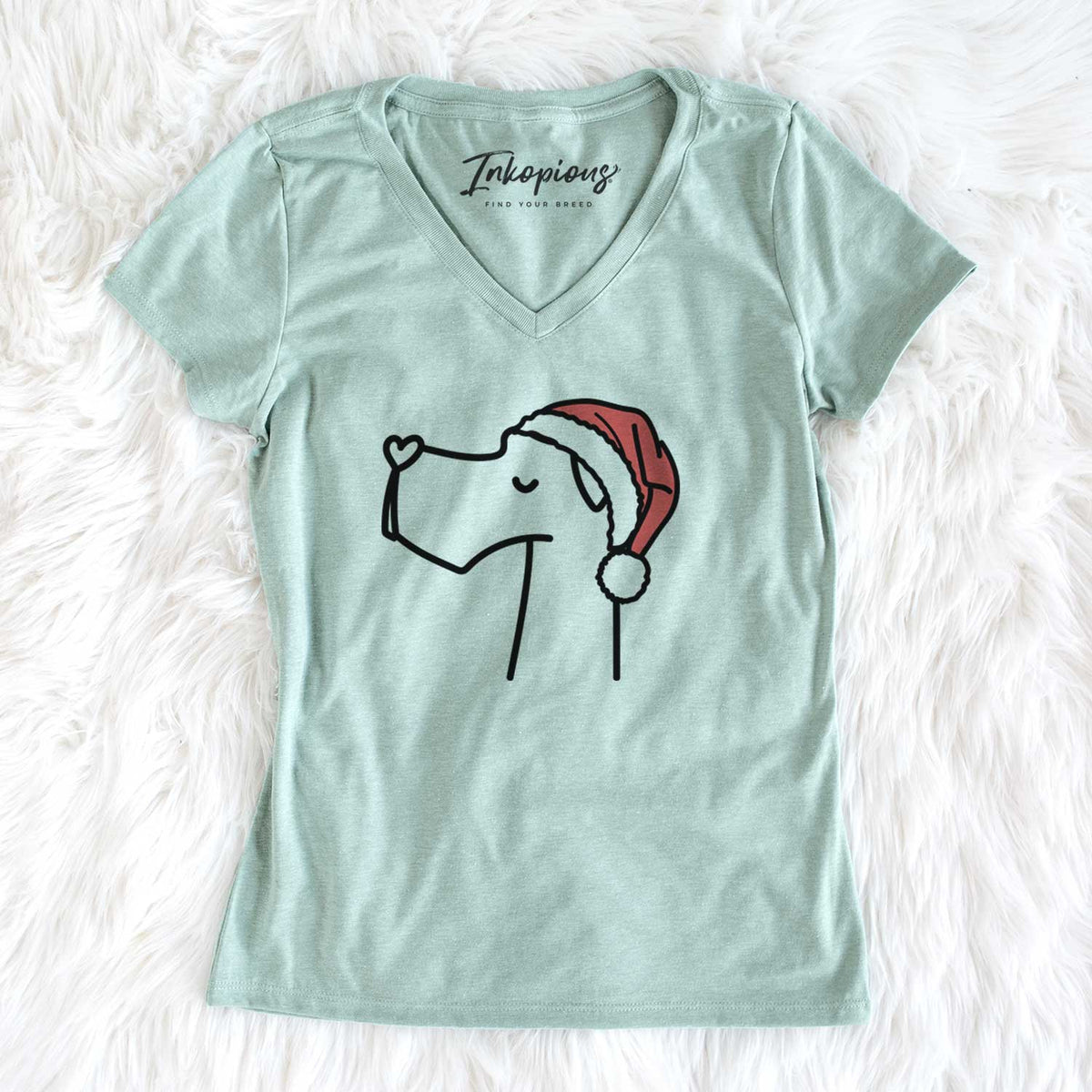 Jolly Great Dane - Women&#39;s V-neck Shirt