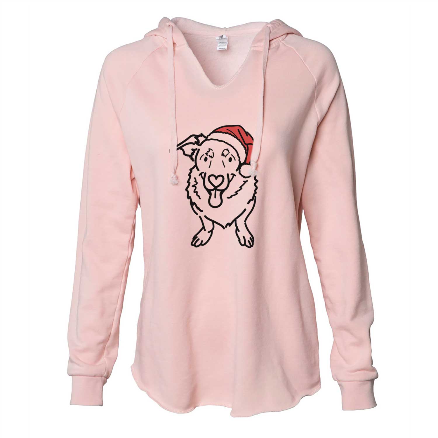 Jolly Basset Hound German Shepherd Mix - Gretchen - Cali Wave Hooded Sweatshirt