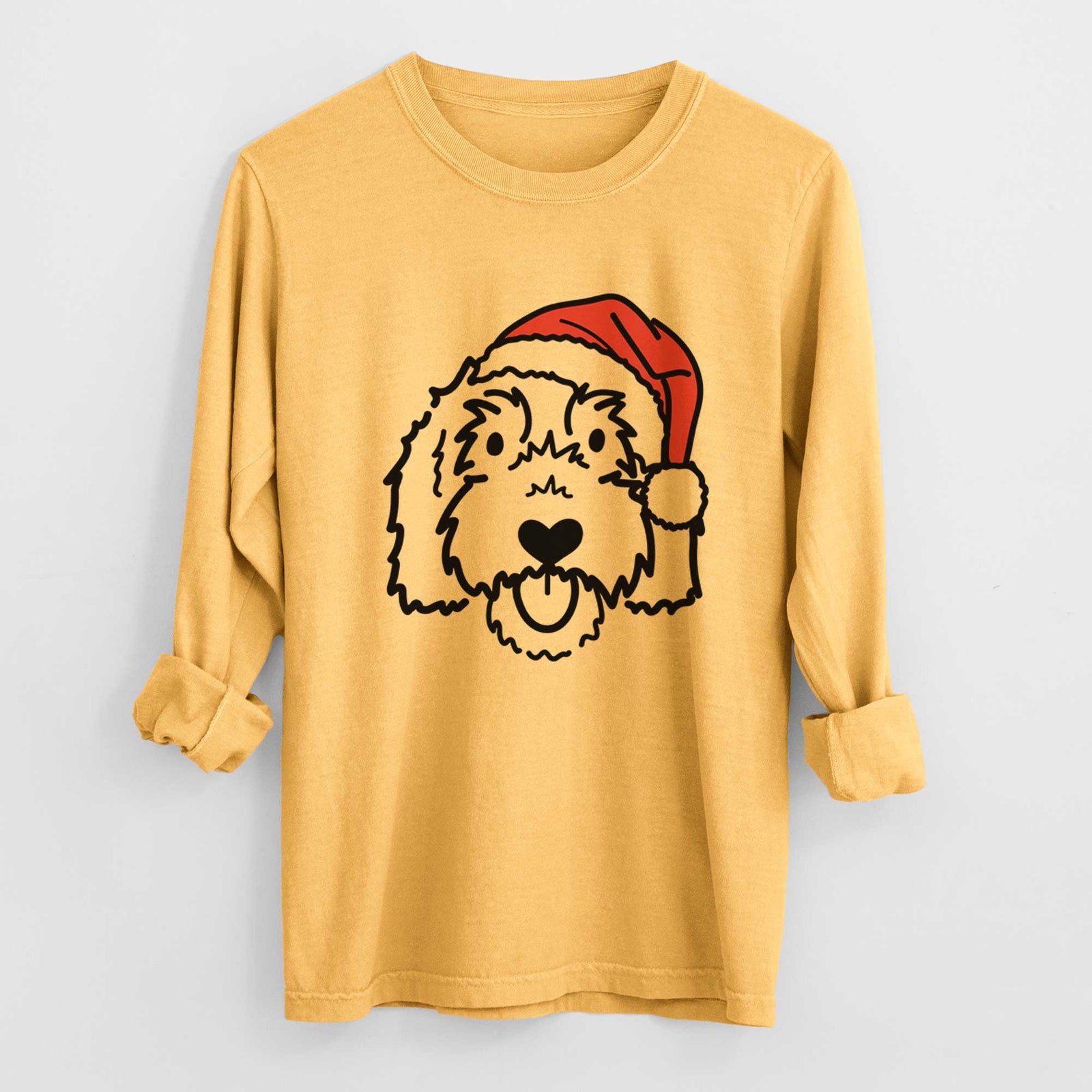 Jolly Goldendoodle - Gus - Heavyweight 100% Cotton Long Sleeve