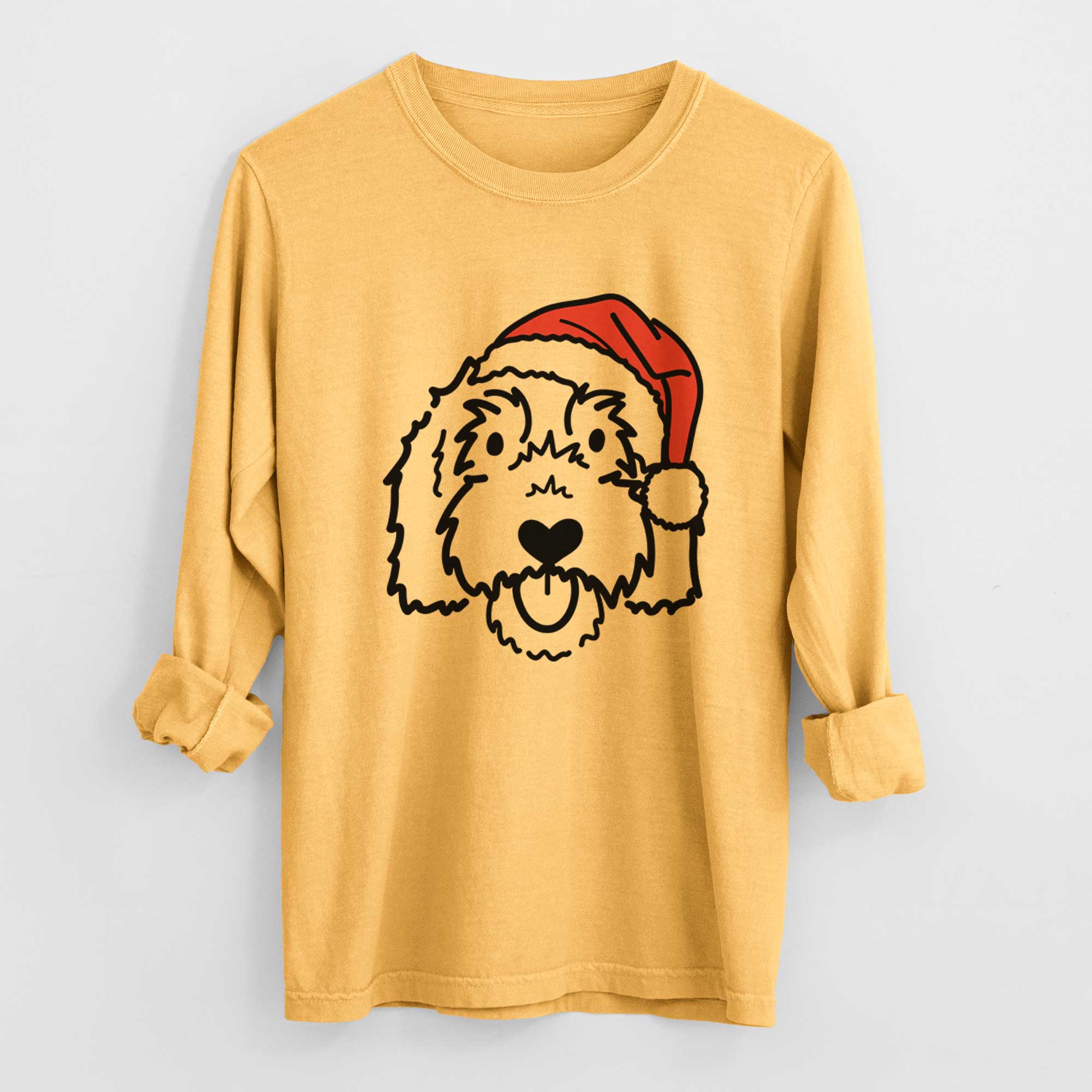 Jolly Goldendoodle - Gus - Heavyweight 100% Cotton Long Sleeve
