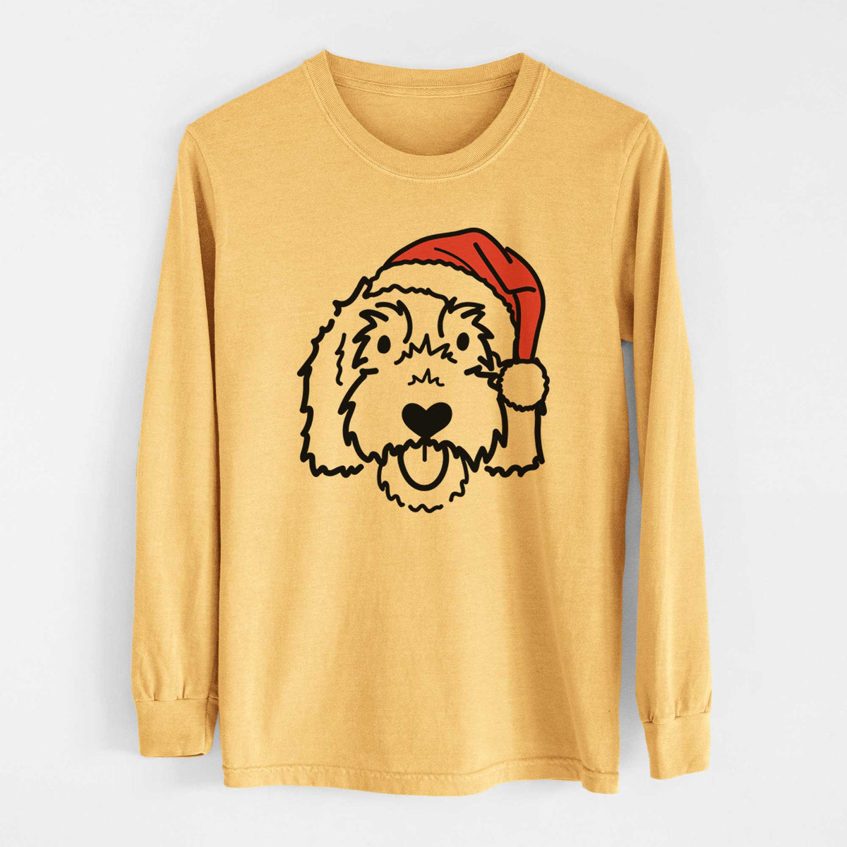 Jolly Goldendoodle - Gus - Heavyweight 100% Cotton Long Sleeve