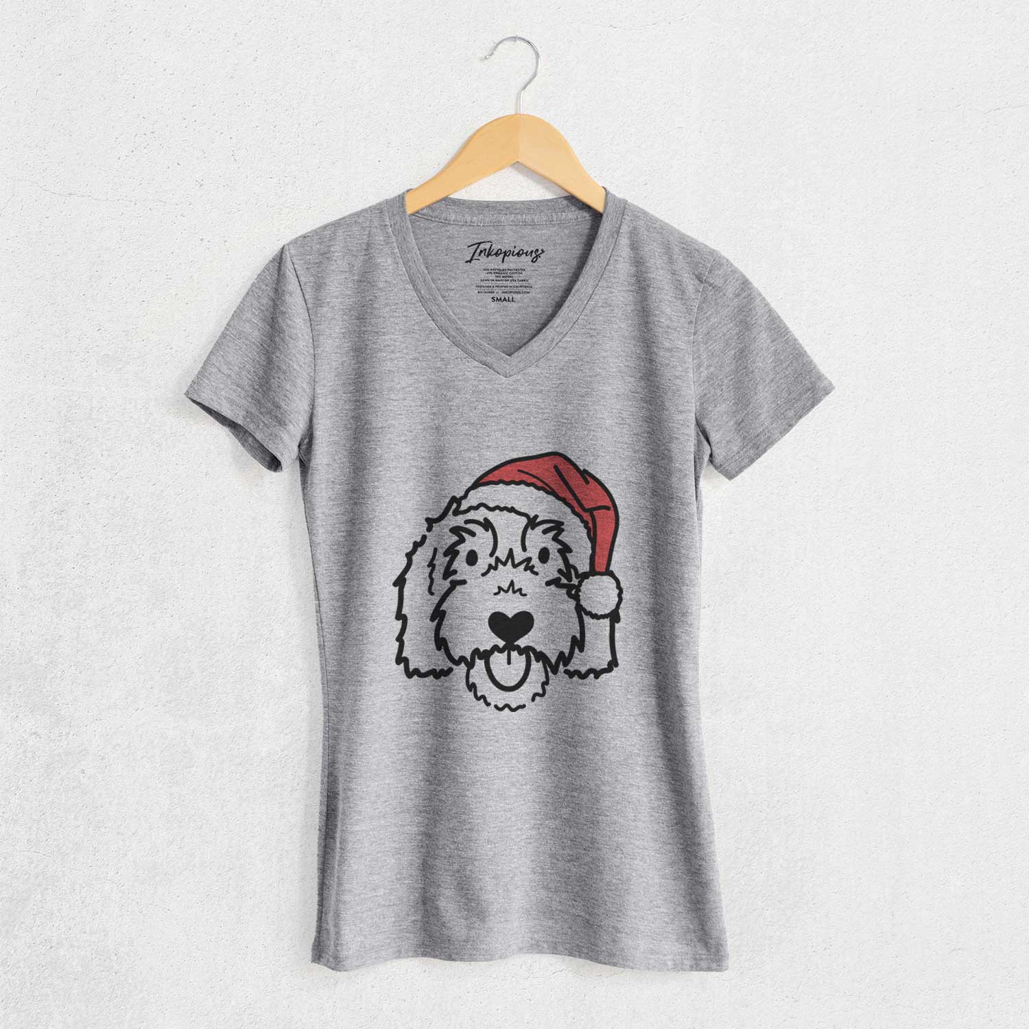 Jolly Goldendoodle - Gus - Women's V-neck Shirt