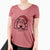 Jolly Goldendoodle - Gus - Women's V-neck Shirt