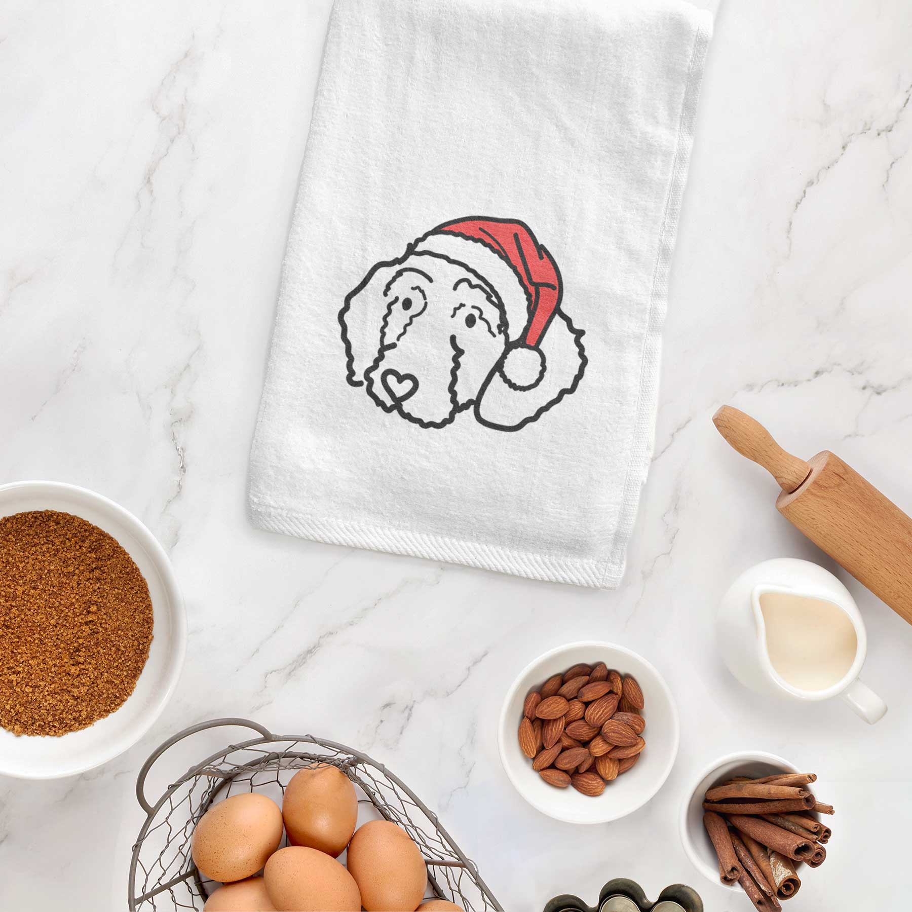 Jolly Goldendoodle - Hanna - Decorative Hand Towel