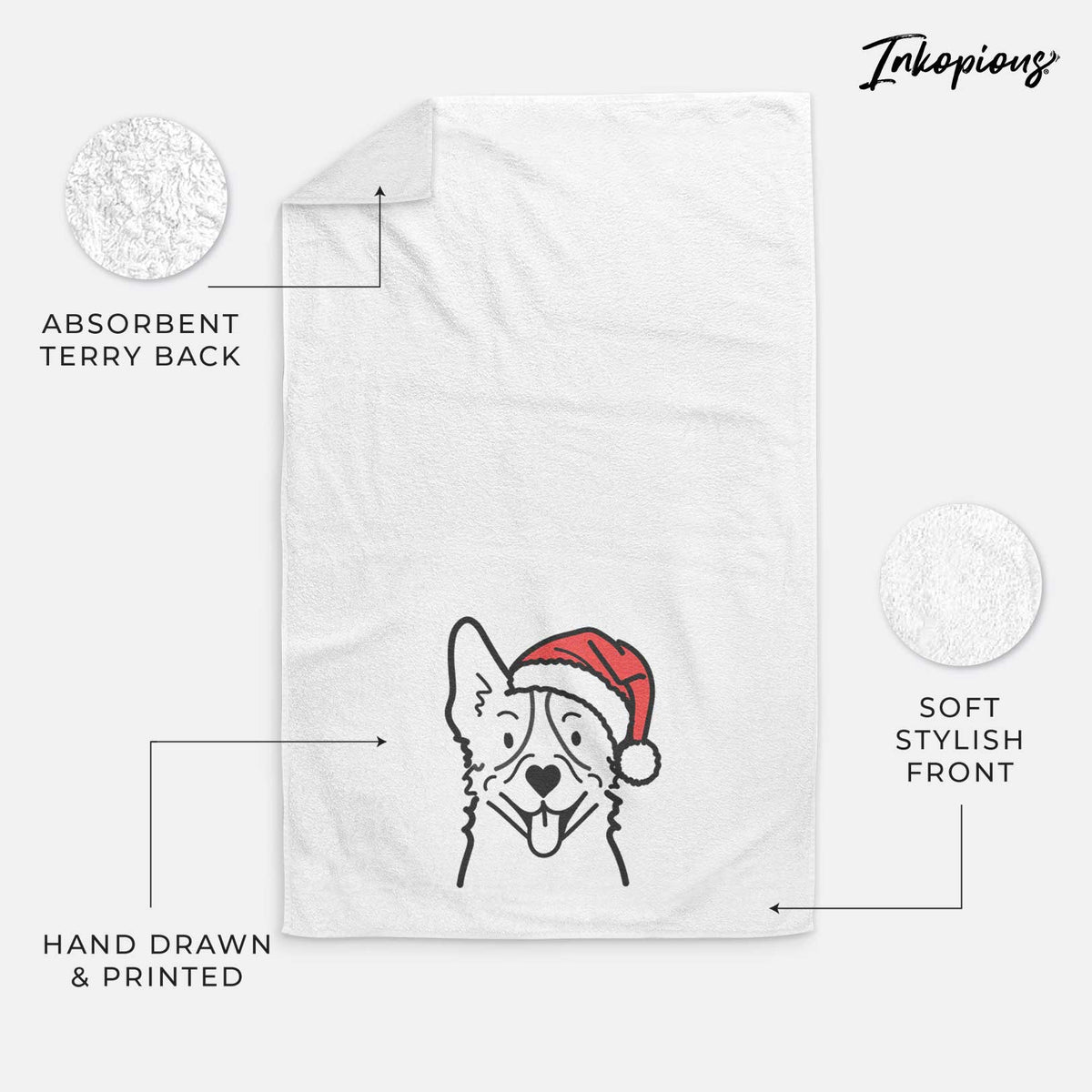 Jolly Heeler - Decorative Hand Towel
